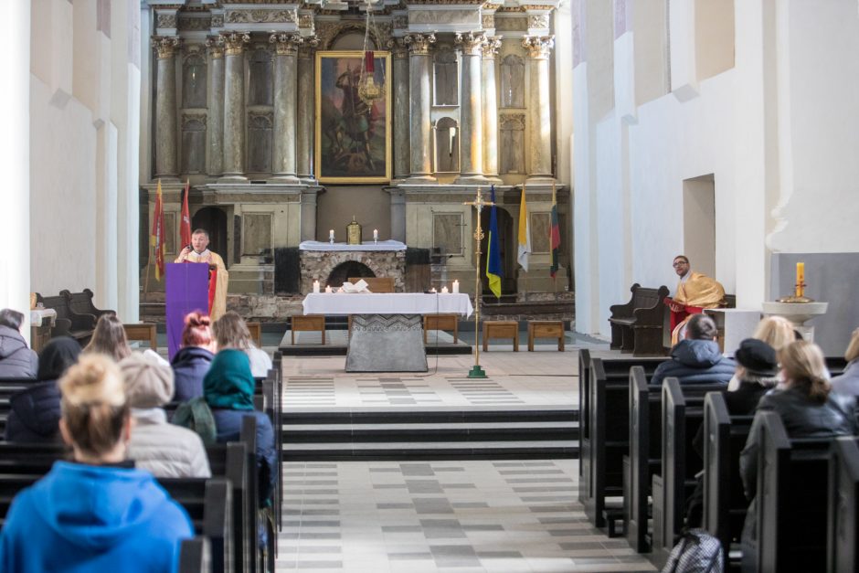 Šv. Jurgio bažnyčioje – maldos ukrainiečių kalba 