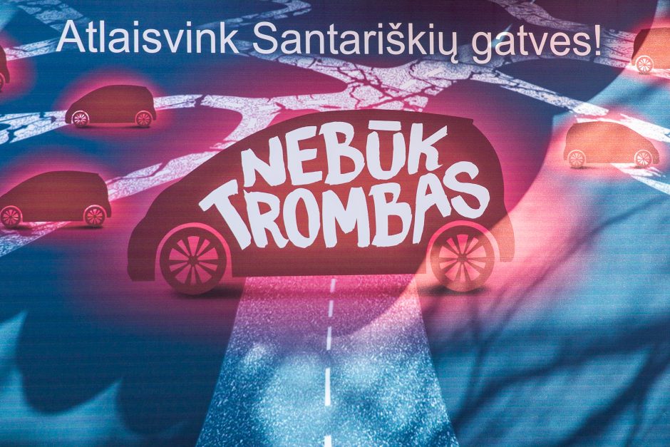 Santariškių medicinos miestelyje – akcija „Nebūk trombas!“