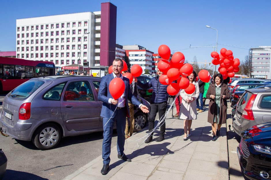 Santariškių medicinos miestelyje – akcija „Nebūk trombas!“