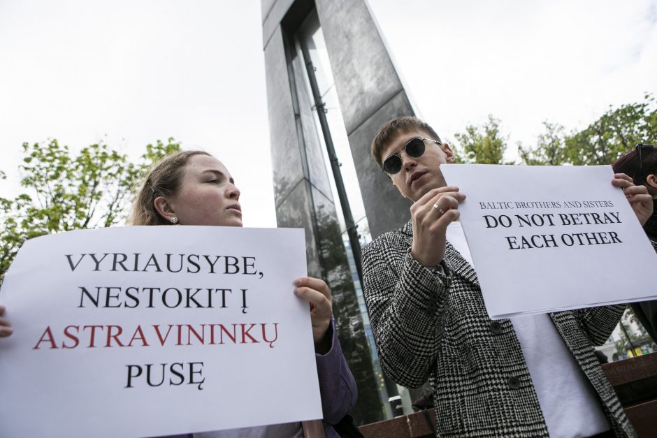 Sąjūdžio prieš Astravo AE protesto akcija