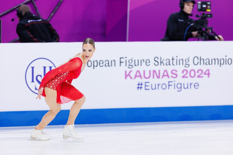 Europos dailiojo čiuožimo čempionatas: trumpoji moterų programa