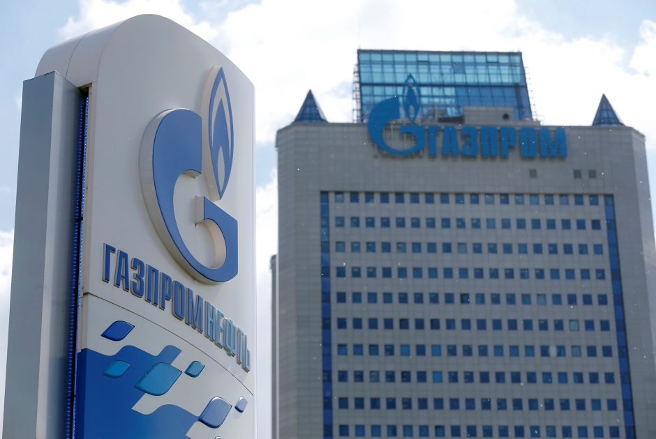 „Gazprom“ skirtą baudą Lietuva sieks išieškoti užsienyje
