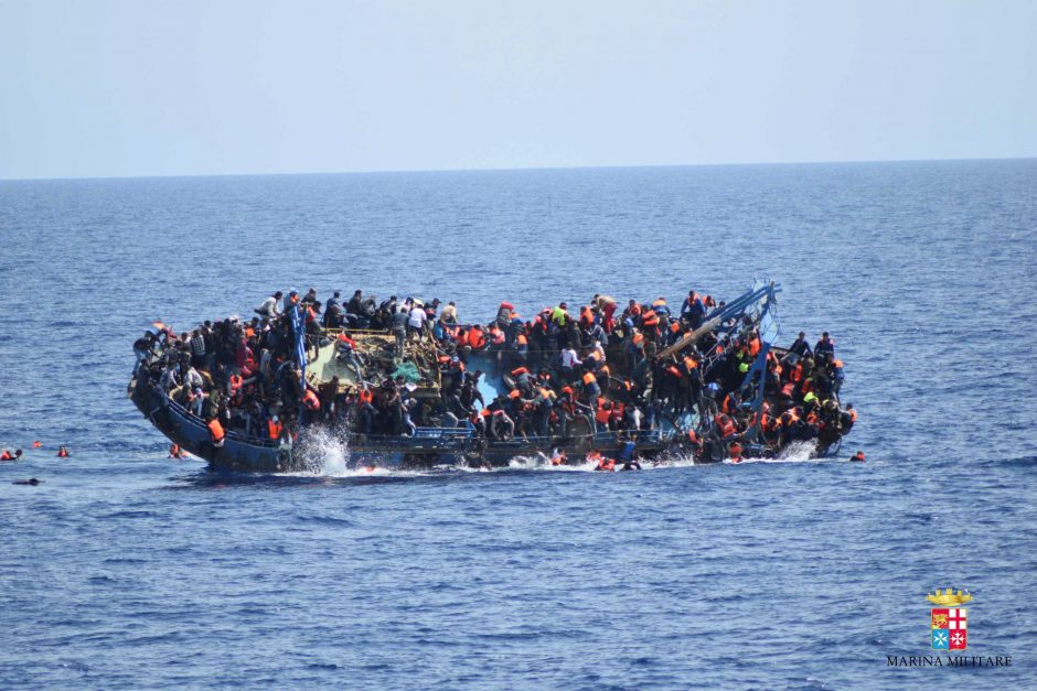 Nuo sausio per Viduržemio jūrą į Europą persikėlė daugiau nei 100 tūkstančių migrantų