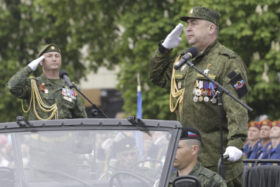 Kijevas: Luhansko separatistų vadas pabėgo į Rusiją