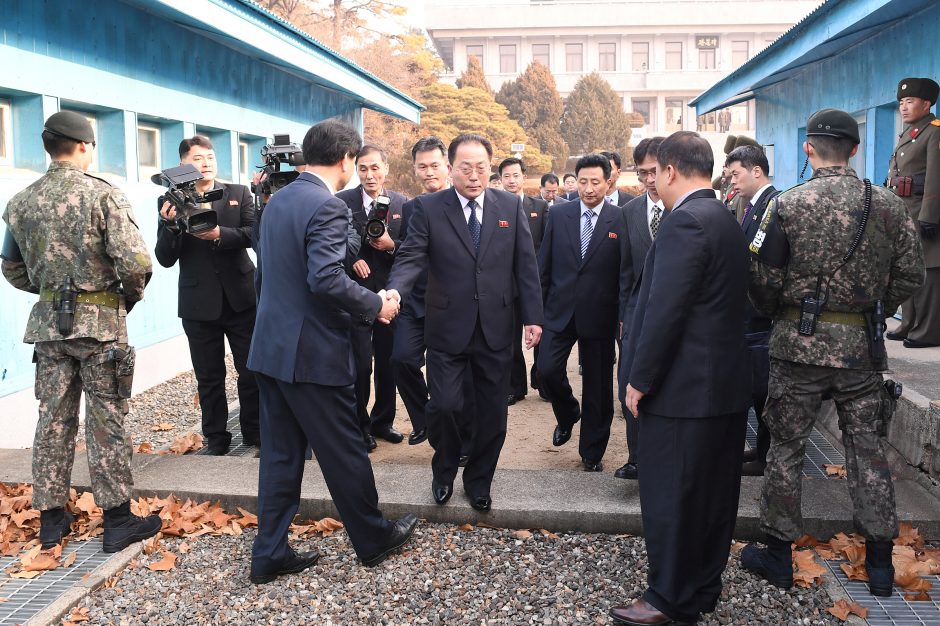 Šiaurės Korėja į olimpines žaidynes atsiųs 550 narių delegaciją
