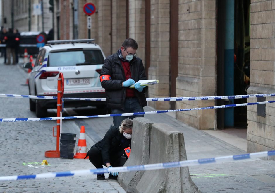 Briuselyje per išpuolį peiliu sužeistas policininkas
