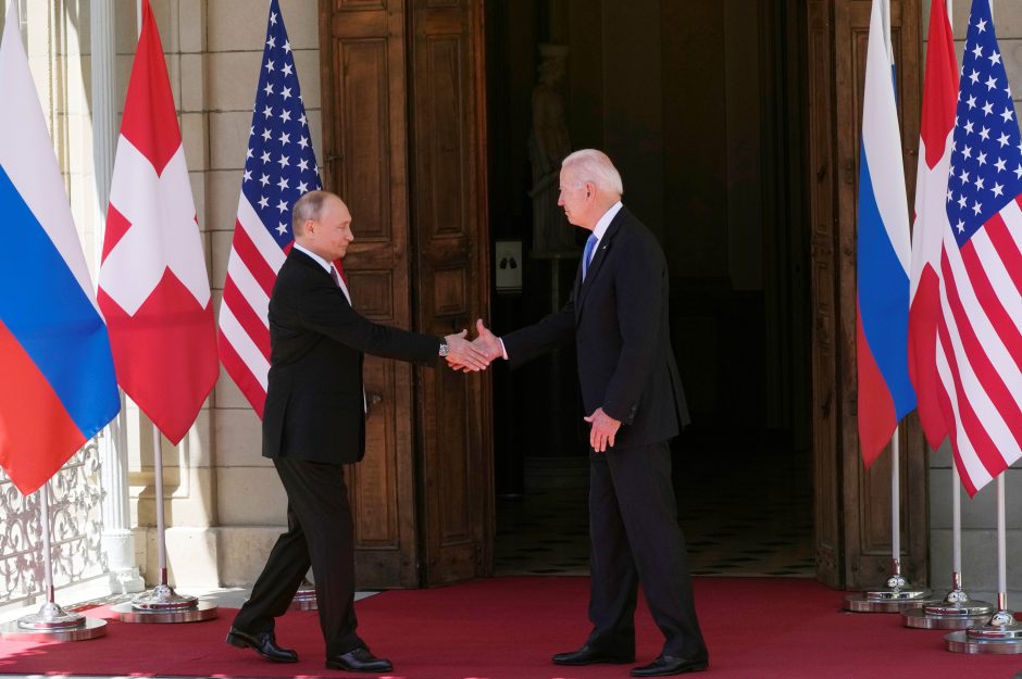 J. Bideno ir V. Putino susitikimas Ženevoje