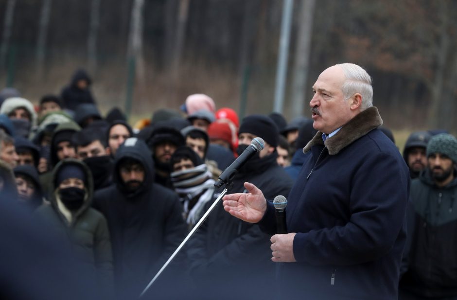 A. Lukašenka kaltina Lietuvą žudant migrantus pasienio zonoje