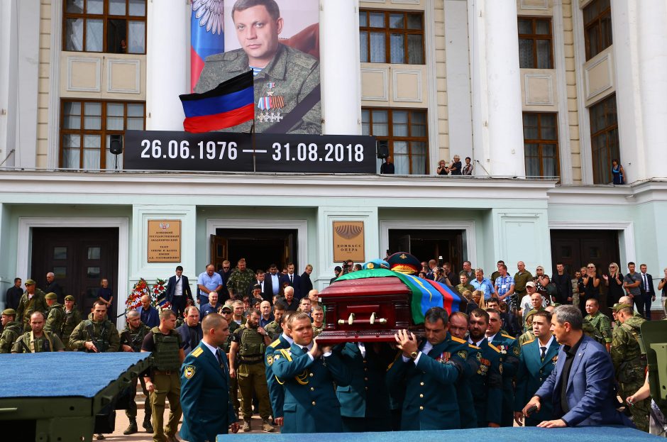 Rusija reikalaus A. Zacharčenkos nužudymo tarptautinio tyrimo