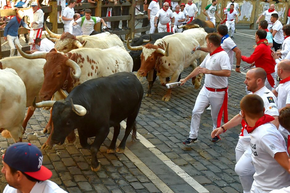 Bėgimas su buliais Pamplonoje