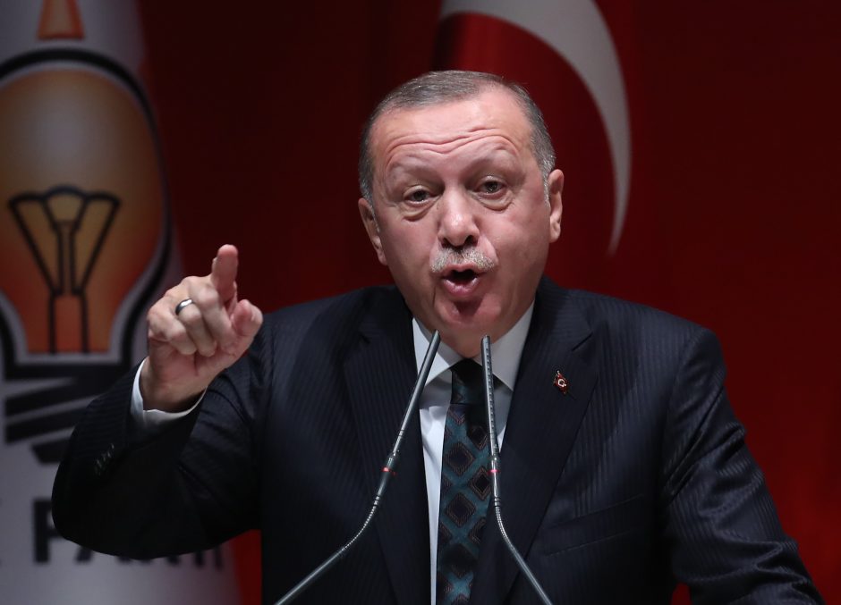 Turkijos prezidentas grasina Europai pabėgėlių antplūdžiu