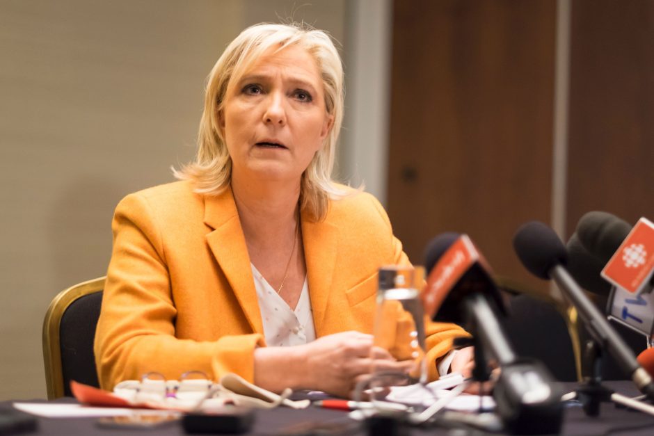 M. Le Pen pergalė Prancūzijos prezidento rinkimuose sukeltų didžiulę suirutę