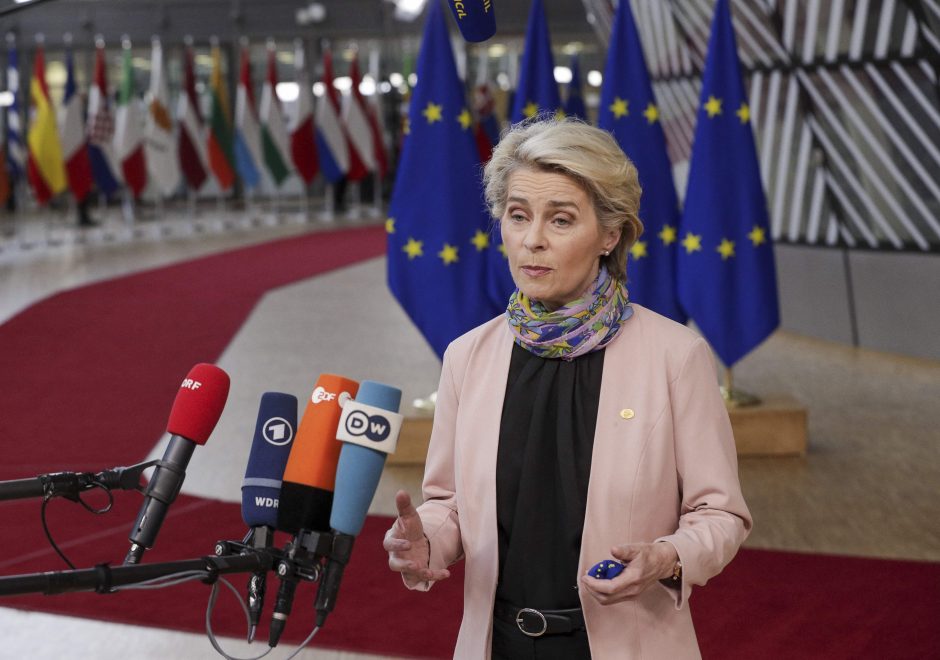 U. von der Leyen: ES duos stiprų atsaką į Minsko veiksmus dėl nelegalios migracijos
