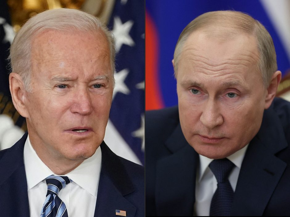 J. Bidenas ir V.  Putinas prieš savo pokalbį telefonu akcentuoja diplomatiją