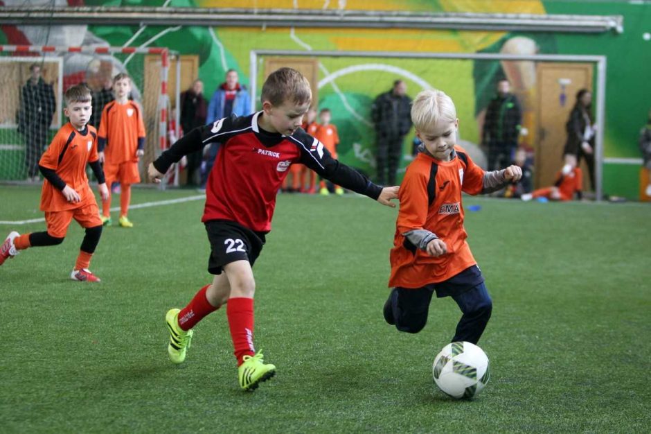 Savaitgalį Kaune futbolo kamuolį gainios beveik 800 vaikų