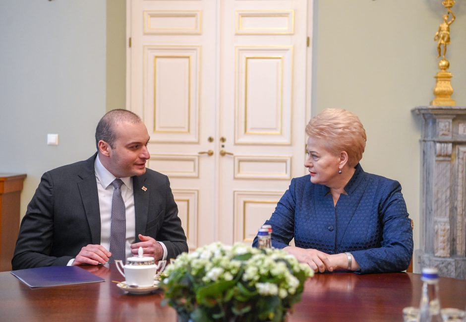 D. Grybauskaitė: Lietuva buvo, yra ir bus artima Sakartvelo draugė