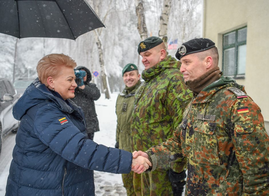 D. Grybauskaitės susitikimas su Vokietijos gynybos ministre