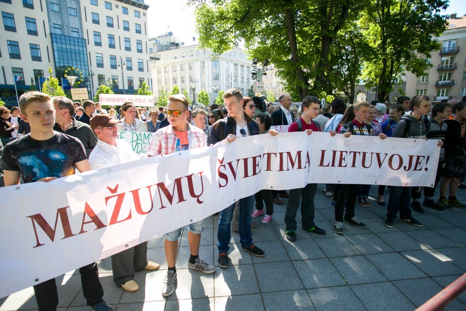 Prie Vilniaus savivaldybės – tautinių mažumų protestas