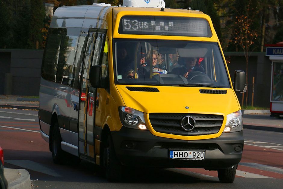 Kaune atnaujinama dalis mikroautobusų maršrutų trasų (žemėlapiai)