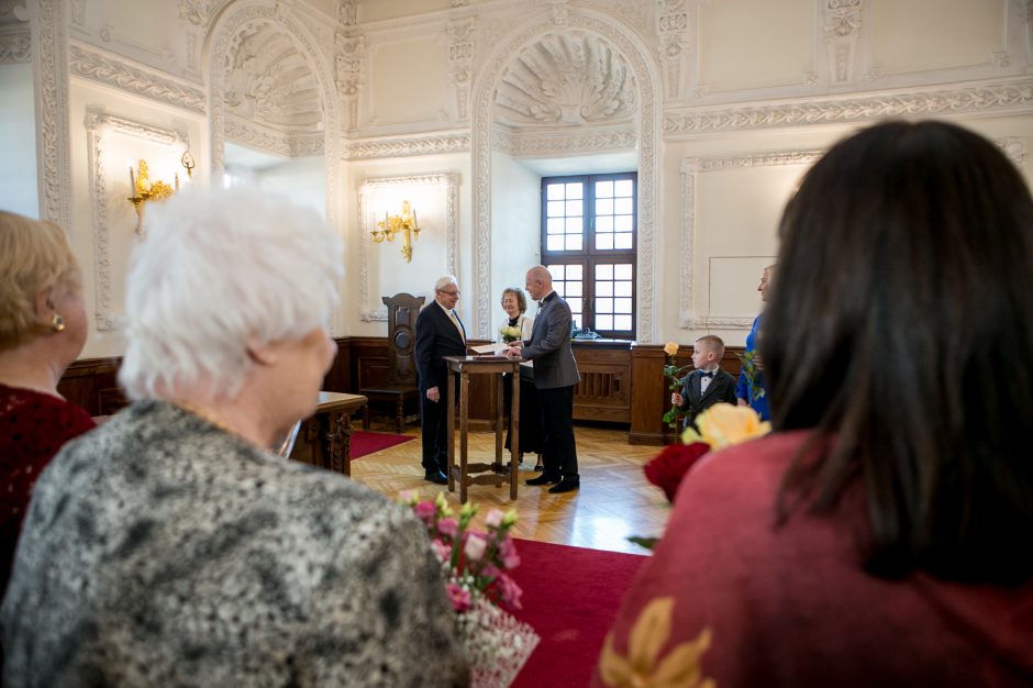 Deimantines vestuves pažymėję kauniečiai: tai šventė ne tik mums, bet ir anūkams