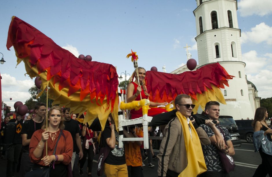 VU studentai nepaliko abejingų: fakultetai vienas kitą lenkė išradingumu