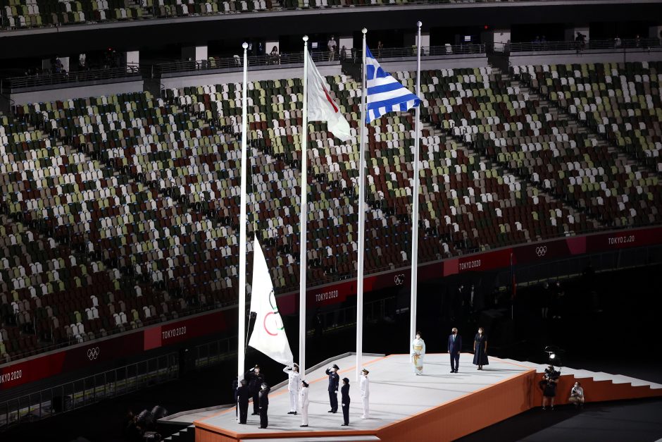 Pasibaigusių Tokijo olimpinių žaidynių organizatorė patenkinta renginio saugumu