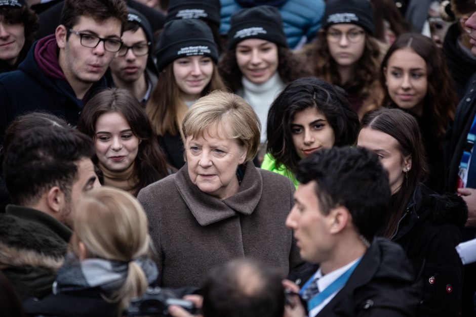 Berlyno sienos griūties 30-metis: A. Merkel paragino ginti demokratiją ir laisvę