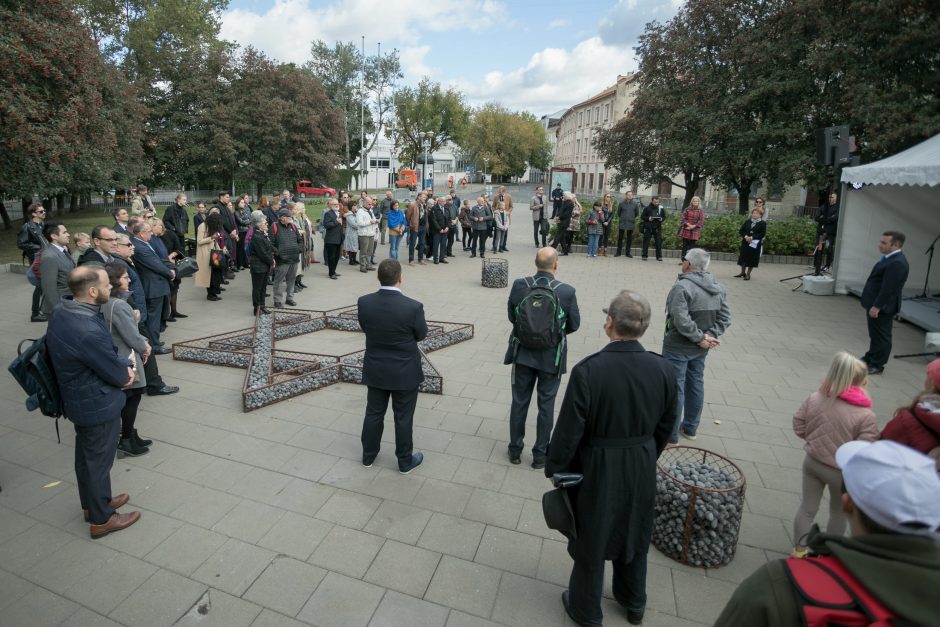 Vilniuje minimos geto sunaikinimo 75-osios metinės