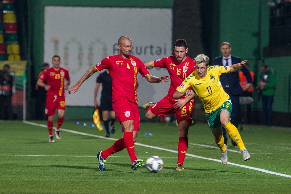 Futbolas: Lietuva-Rumunija 1:2