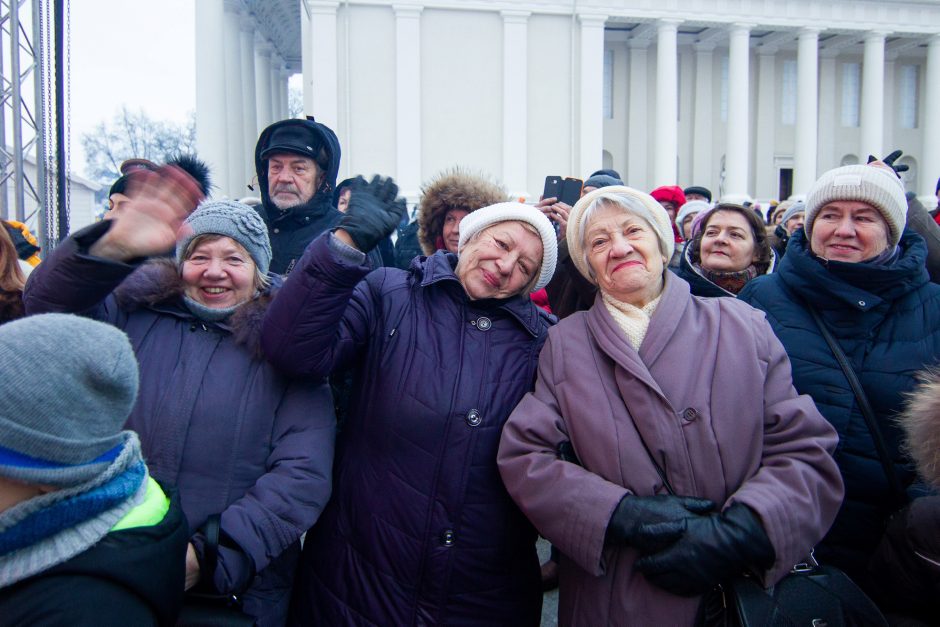 Sostinės centre – linksma Stačiatikių Kalėdų šventė