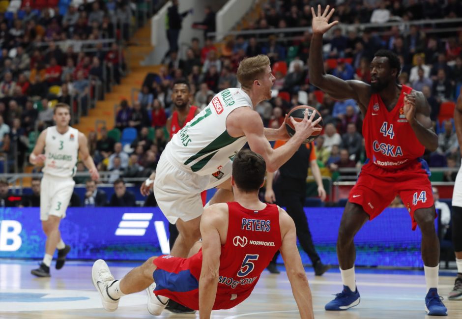 „Žalgiris“ po pratęsimo nusileido be pralaimėjimų žengiančiai CSKA komandai