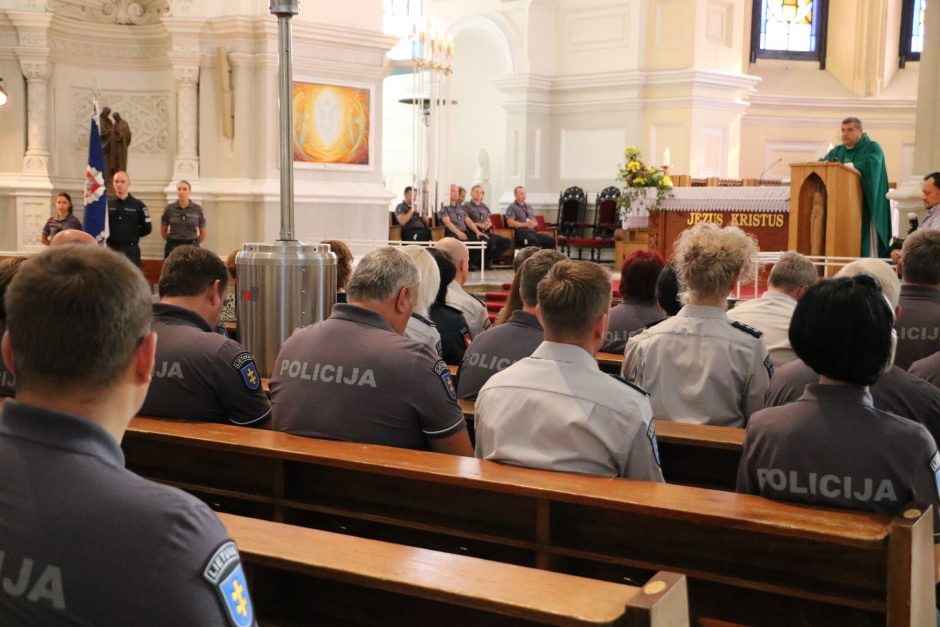 Kauno policijos pareigūnų priesaika ir apdovanojimai