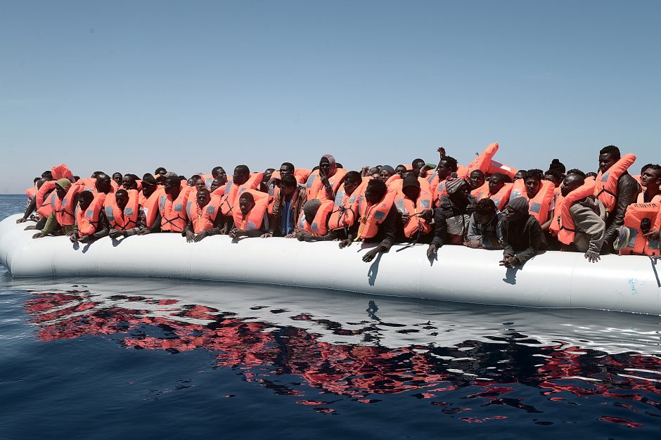 Pasieniečiai išgelbėjo 2,3 tūkst. iš Libijos į Italiją plaukusių migrantų