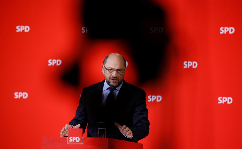 Vokietijos socialdemokratai pradės parengiamąsias derybas su A. Merkel