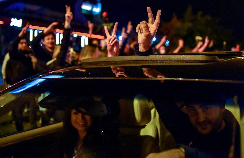 Baltarusijoje tęsiasi protesto akcijos, kol kas smurto neužfiksuota