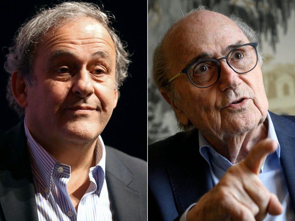 M. Platini ir S. Blatterio teismas dėl sukčiavimo paskirtas birželį