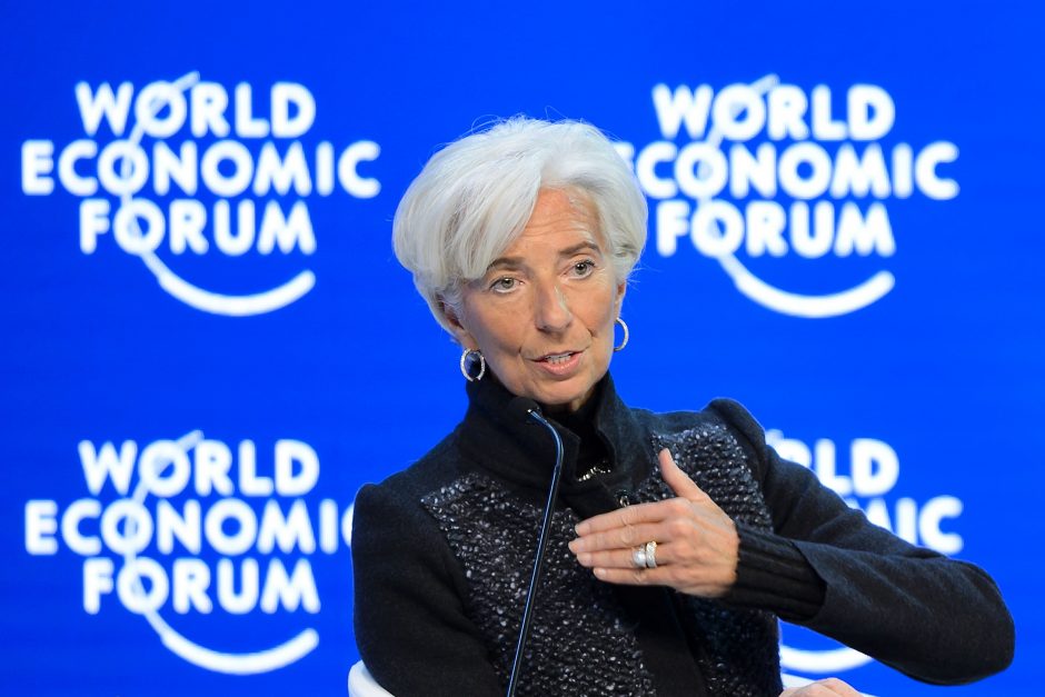 Prancūzė Ch. Lagarde paskirta vadovauti TVF antrą kadenciją