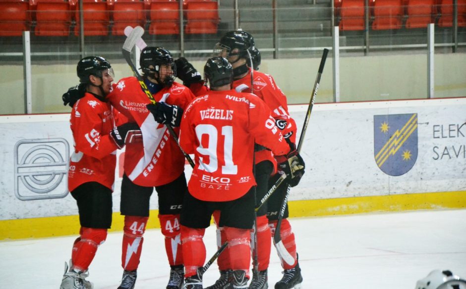 Elektrėnų „Energija“ įveikė Vilniaus „Hockey Punks“ ledo ritulininkus