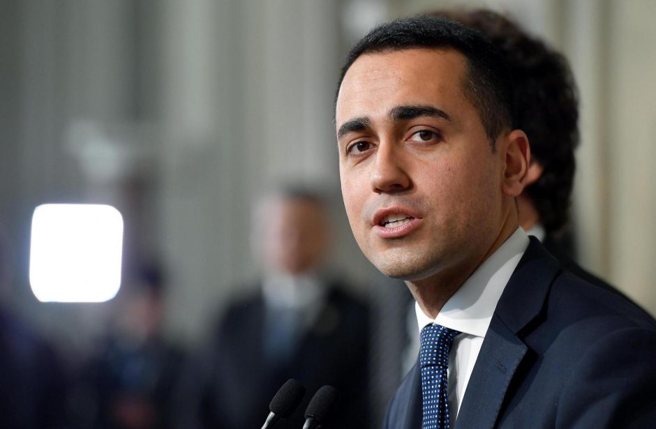 Italijos „Penkių žvaigždučių judėjimo“ lyderis prašo laiko suformuoti vyriausybę