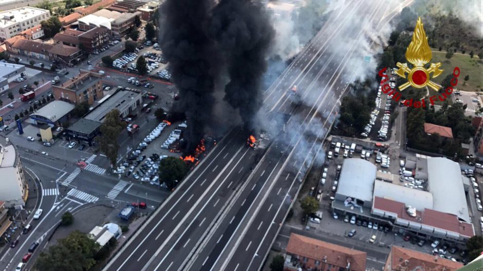 Italijos žinybos pateikė pirmąsias išvadas dėl autocisternos sprogimo