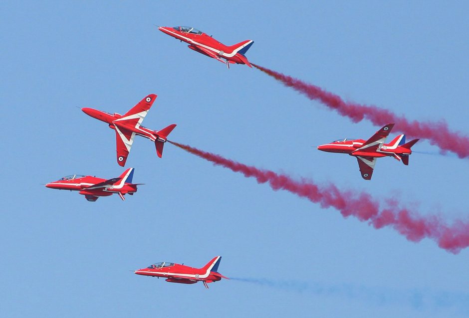 Velse sudužo „Red Arrows“ orlaivis