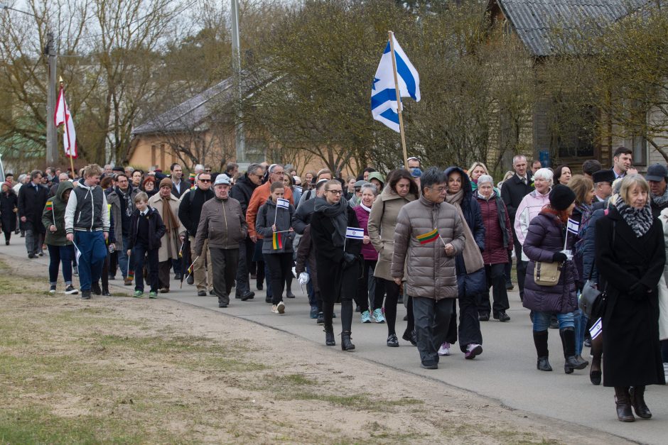 Gyvųjų maršo dalyviai: svarbu prisiminti ir kolaborantus, ir žydų gelbėtojus