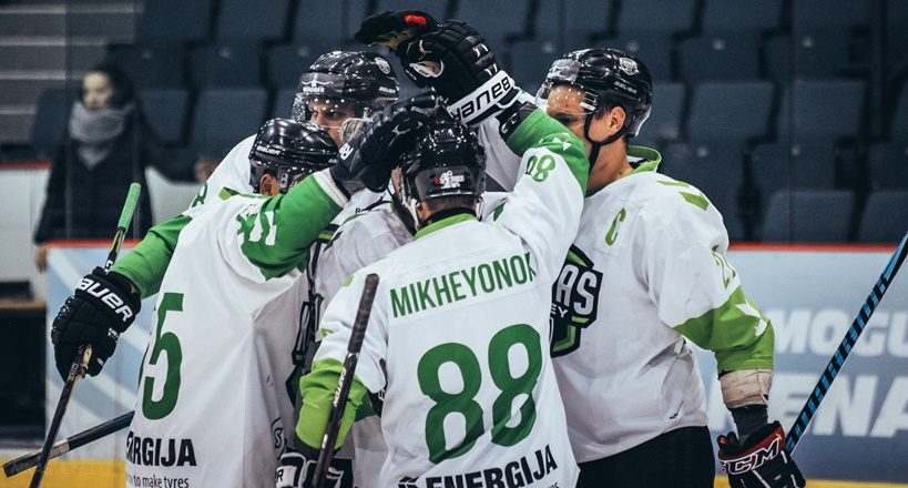 „Kaunas Hockey“ ledo ritulininkai nesunkiai nugalėjo „Geležinį vilką“