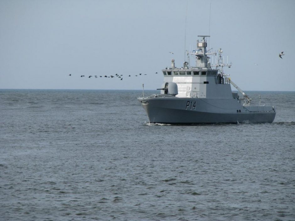 Baltijos jūroje - Lietuvos karinių jūrų pajėgų pratybos