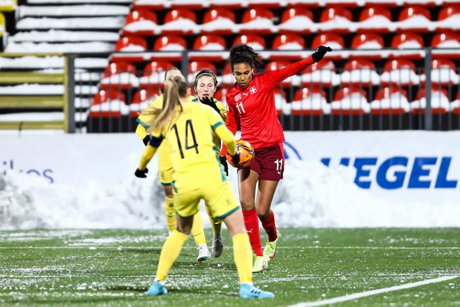 Pasaulio moterų futbolo čempionato atranka: Lietuva – Šveicarija 0:7