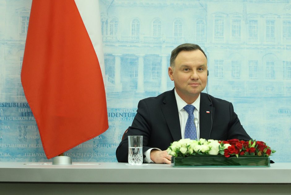 G. Nausėda susitiko su Lenkijos prezidentu A. Duda