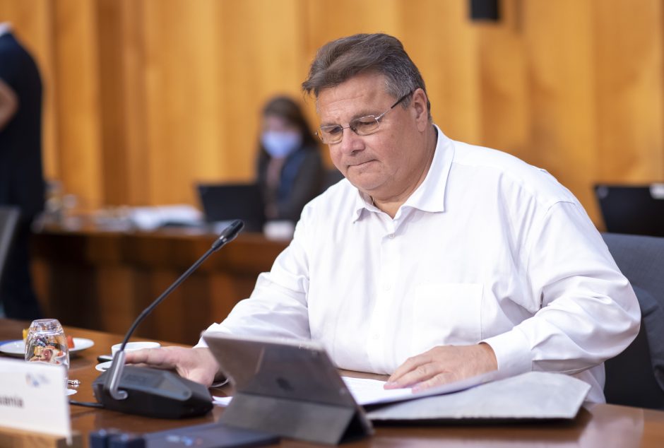 Ministras: nesutarimas dėl sankcijų Minskui pakerta demokratinių vertybių patikimumą