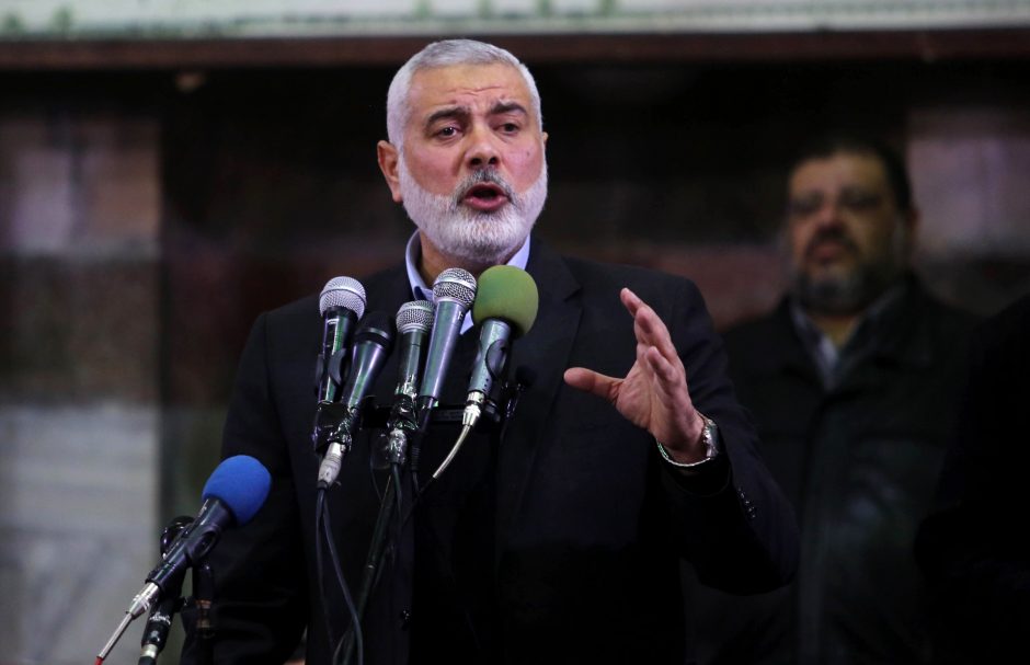 JAV įtraukė „Hamas“ vadą į juodąjį teroristų sąrašą