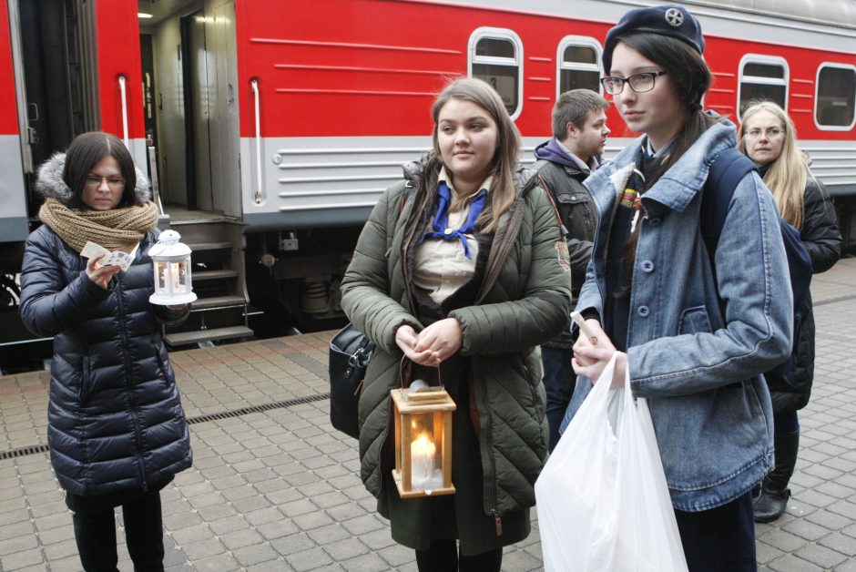 Uostamiestį pasiekė Betliejaus taikos ugnis