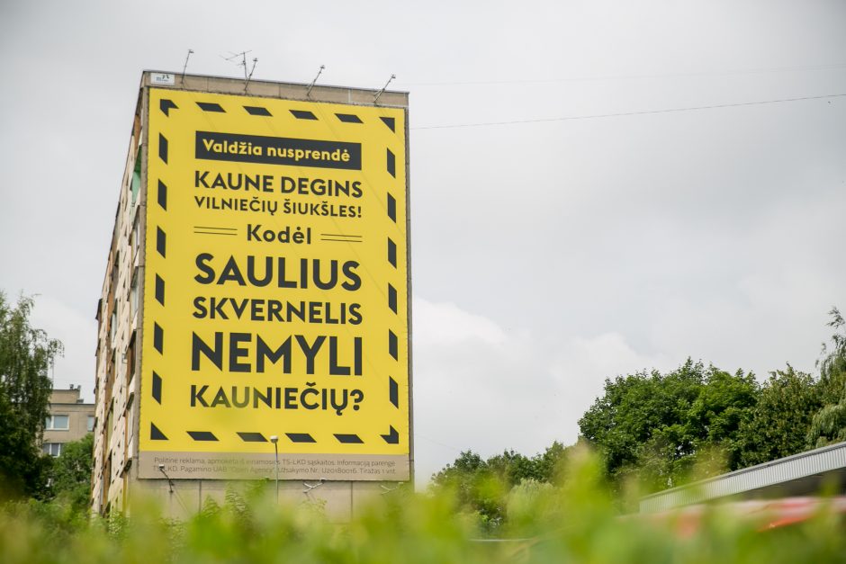 Protestas prieš šiukšlių deginimą: kodėl S. Skvernelis nemyli kauniečių?